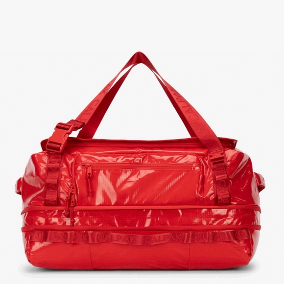 Calpak Vibrant Red Travel Duffel 50L - Picture 3 of 7